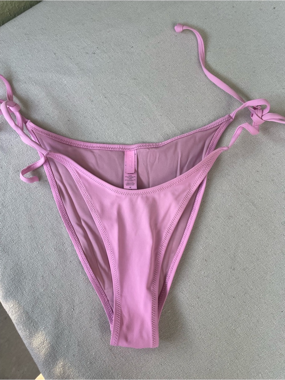 SKIMS Pink Tie-Side Bikini Bottoms